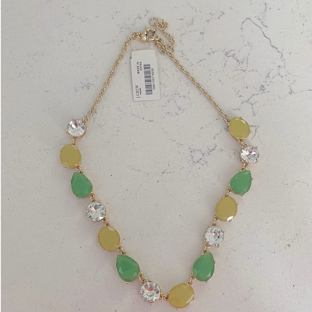 NWT Jcrew Colorful Gem Necklace
